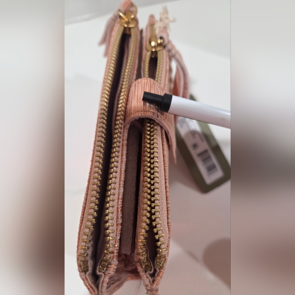 American Vintage Metallic Pink Wallet - Picture 14 of 14